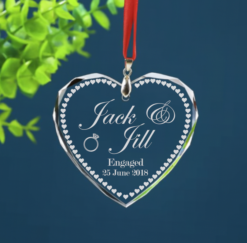 Heart Crystal Ornament